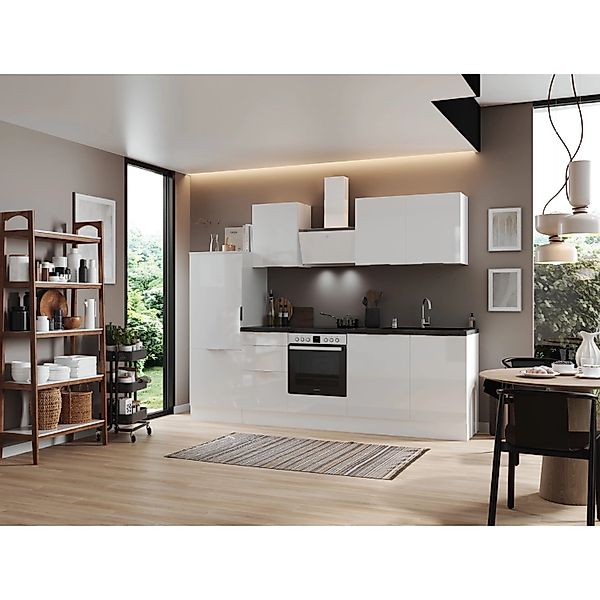 Respekta Selection Küchenzeile Elisabeth RS280WWH 280 cm Weiß günstig online kaufen