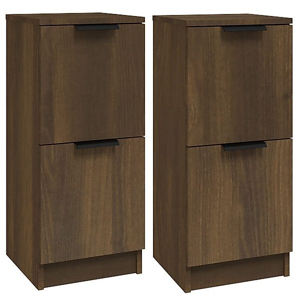 vidaXL Sideboard Sideboards 2 Stk. Braun günstig online kaufen