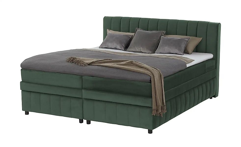 Boxbett mit Bettkasten Bruno ¦ grün ¦ Maße (cm): B: 146 H: 106 Betten > Kom günstig online kaufen