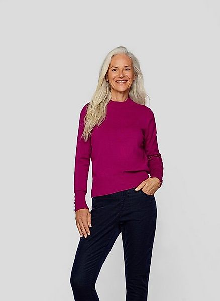 Rabe Strickpullover Rabe Klassischer Pullover mit Stehkragen – Schlicht und günstig online kaufen