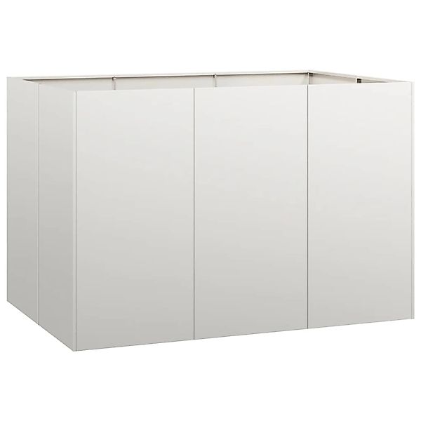 vidaXL Pflanzkübel 120x80x80 cm Edelstahl 860791 günstig online kaufen