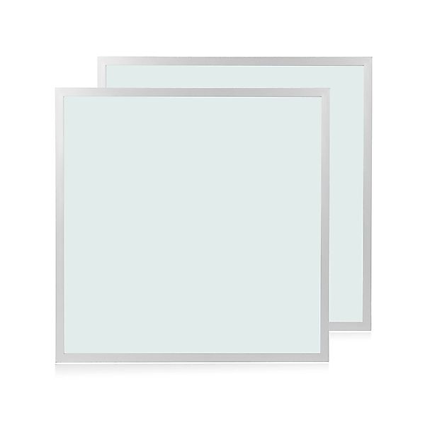 LUXULA 2er-Set LED Panel 62x62 cm 36W 3600lm 6000K Kaltweiß  Büro- Deckenle günstig online kaufen