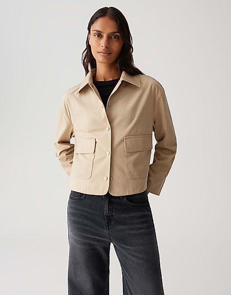 OPUS Jackenblazer JELIS in Wildlederoptik Umlegekragen, günstig online kaufen