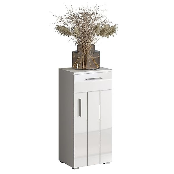 Trendteam Standschrank Wons Weiß Hochglanz 37 cm günstig online kaufen