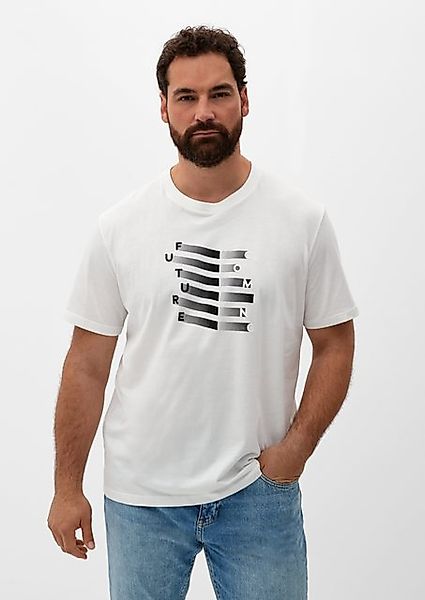 s.Oliver Kurzarmshirt T-Shirt mit Front-Print günstig online kaufen