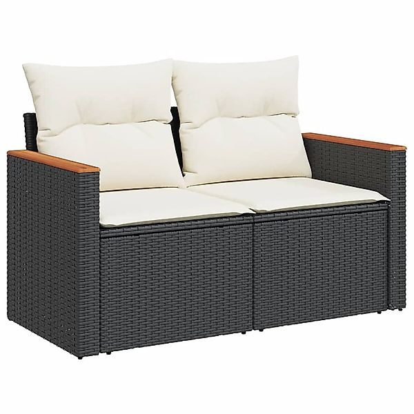 vidaXL Gartenlounge-Set 10-tlg. Garten-Sofagarnitur mit Kissen günstig online kaufen