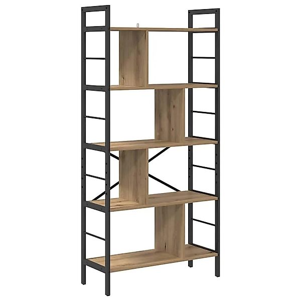 vidaXL Bücherregal Artisan-Eiche 75 x 30 x 156 cm Holzwerkstoff 883963 günstig online kaufen