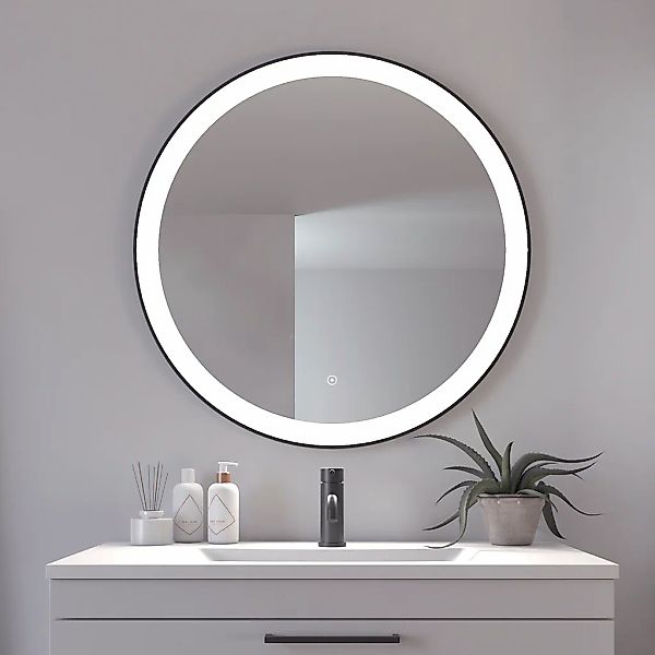 Loevschall Badspiegel "Libra Rund, Badzimmerspiegel mit LED Beleuchtung" To günstig online kaufen