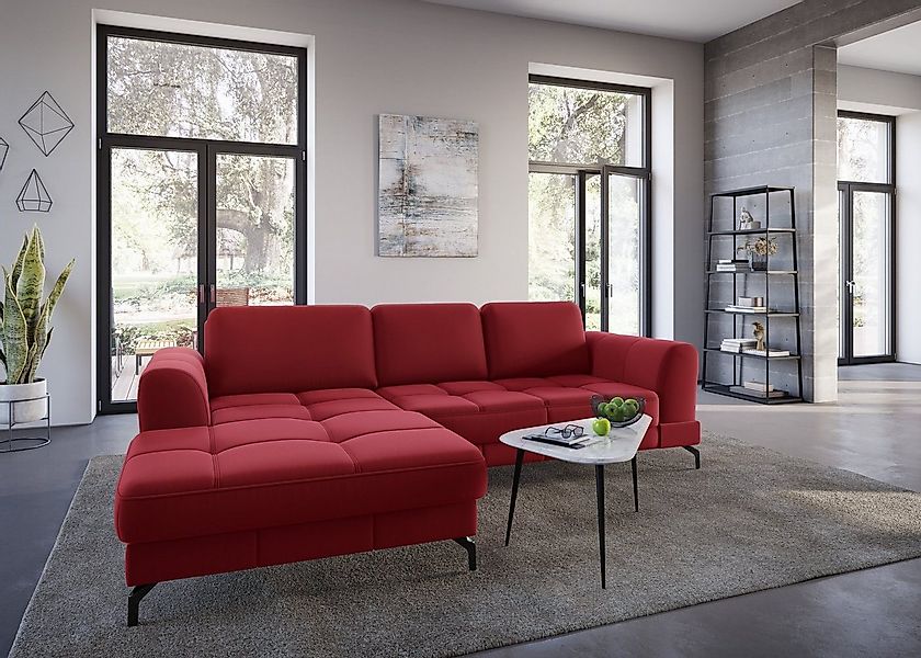 sit&more Ecksofa Bendigo L-Form, inklusive Sitztiefenverstellung, Bodenfrei günstig online kaufen
