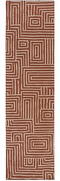 FLAIR RUGS Teppich "Kylo" rechteckig 12 mm Höhe Hoch-niedriger Flor in Woll günstig online kaufen