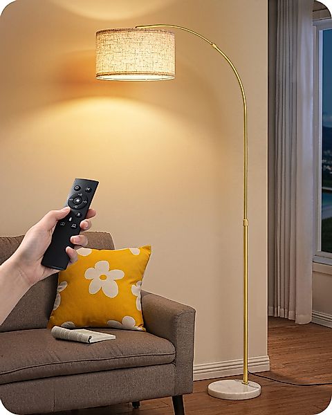 EDISHINE LED Stehlampe Dimmbar, Höhenverstellbar Stehlampe günstig online kaufen