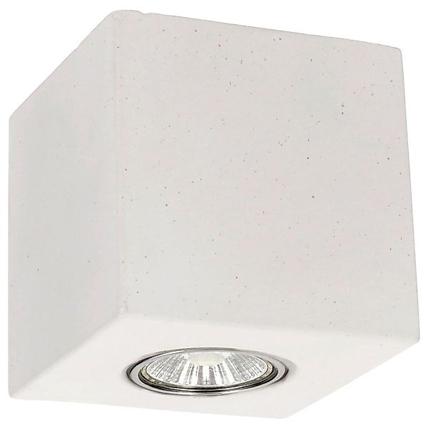 SPOT Light Deckenleuchte SP-2576137  Concretedearm Squa weiß Beton B/H: ca. günstig online kaufen