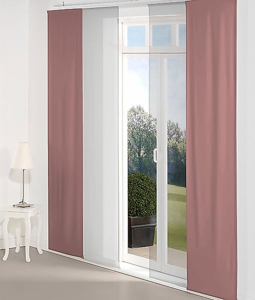 Wirth Schiebegardine "Dim out" Paneelwagen 1 Stk. tlg. inkl. Beschwerungsst günstig online kaufen