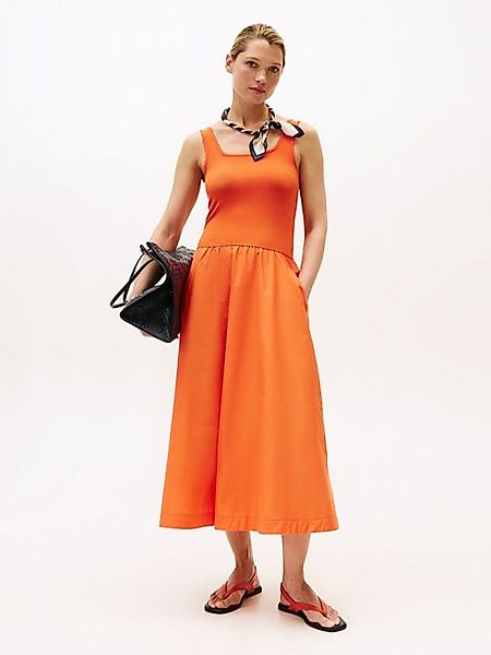 Tommy Hilfiger A-Linien-Kleid 5X2 RIB MIDI MIX F&F DRS günstig online kaufen