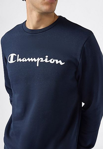 Champion Kapuzensweatshirt BASICS Fleece Crewneck Sweatshirt Large Logo günstig online kaufen