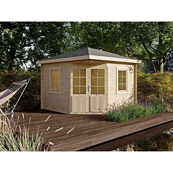 Fjordholz 5-Eck Gartenhaus Modell Evelyn 3A günstig online kaufen
