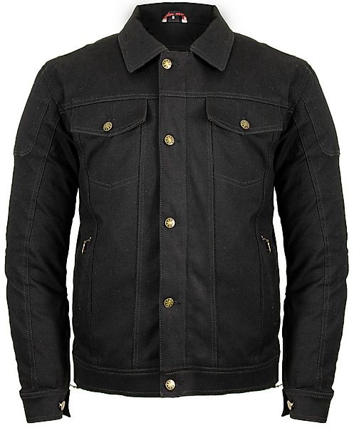 MDM Motorradjacke Motorrad Jeans Jacke mit Protektoren in Schwarz, Grau ode günstig online kaufen