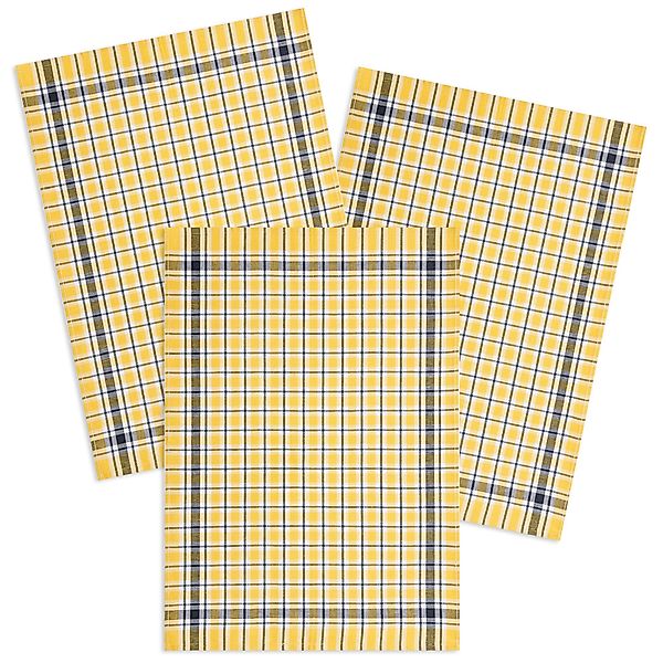 Kracht Geschirrtuch Wäschekaro, (Set, 3-tlg., 3-teilig), günstig online kaufen