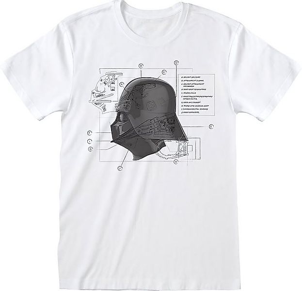 Star Wars T-Shirt Mask Diagram T-Shirt günstig online kaufen