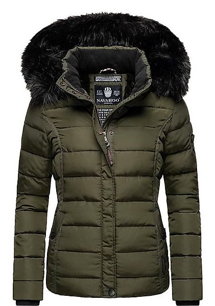 Navahoo Steppjacke Miamor hochwertige Winterjacke m. voluminöser Kunstpelz- günstig online kaufen