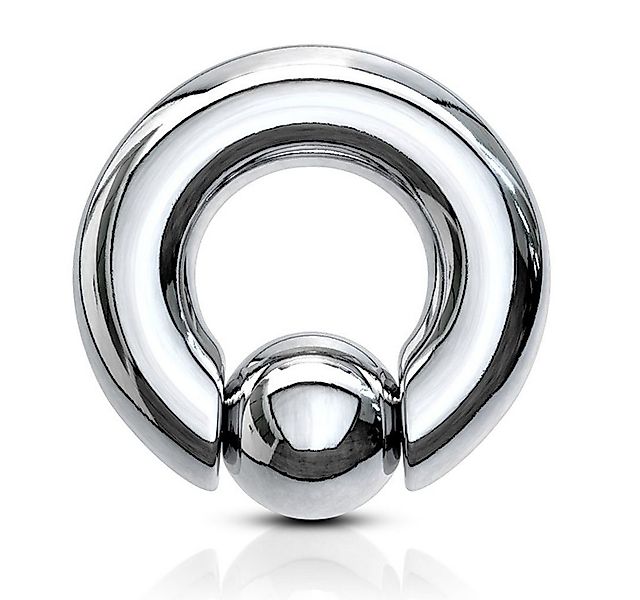 viva-adorno Intimpiercing Piercing Ring BCR XXL Klemmring mit Kugel Spring günstig online kaufen