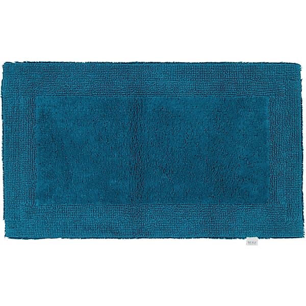 Möve Badteppiche Doubleface - Farbe: deep lake - 386 - 60x100 cm günstig online kaufen