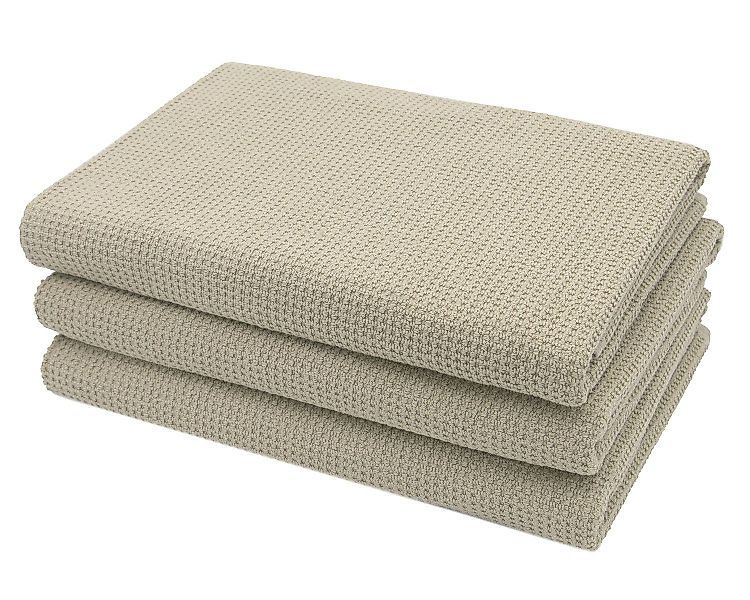 ZOLLNER Duschtücher, Waffelpique (3-St), 70 x günstig online kaufen