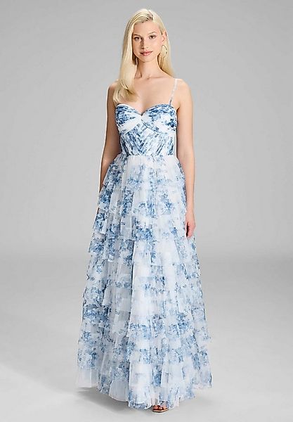 Hey Kyla Abendkleid - Abendkleid mit Rüschenrock und Allover Print günstig online kaufen