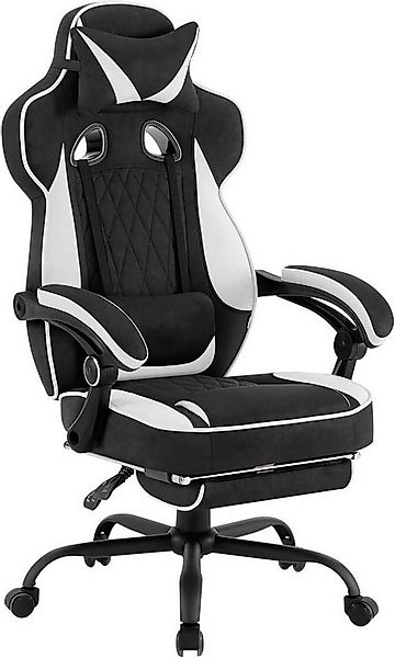 Woltu Gaming-Stuhl (1 St), mit Taschenfederkissen, Fußstütze, ergonomisch, günstig online kaufen