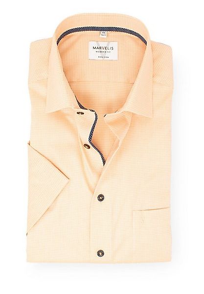 MARVELIS Businesshemd Modern Fit normale, leicht taillierte Schnittführung günstig online kaufen