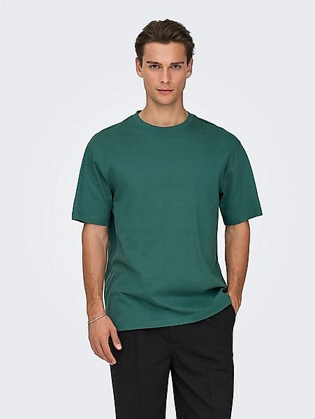 ONLY & SONS Rundhalsshirt ONSFRED RLX SS TEE Baumwolle, relaxed fit günstig online kaufen