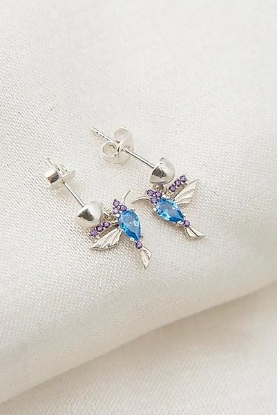 Einzelstück Paar Ohrstecker Ohrstecker PARADISE BIRD Silber günstig online kaufen