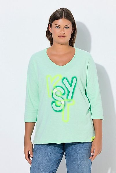 Laurasøn T-Shirt T-Shirt V-Ausschnitt 3/4 Arm günstig online kaufen