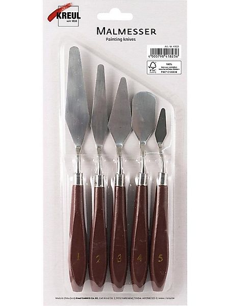 Kreul Malerspachtel Kreul Solo Goya Malmesser Set mit Metallklingen günstig online kaufen