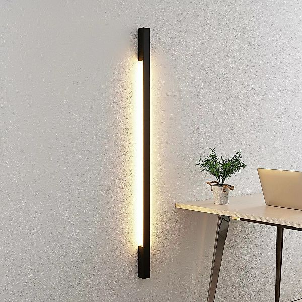 Arcchio Ivano LED-Wandleuchte, 130 cm, schwarz günstig online kaufen