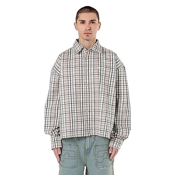 Pegador Henleyshirt Bevill Flannel Shirt,grau günstig online kaufen