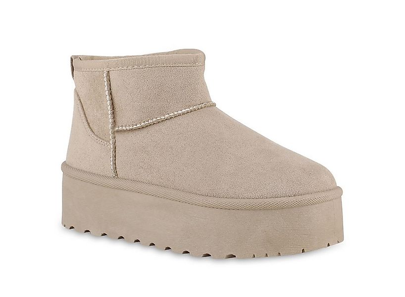 VAN HILL 841471 Winterstiefelette Damen Warm Gefüttert Winter Boots Stiefel günstig online kaufen