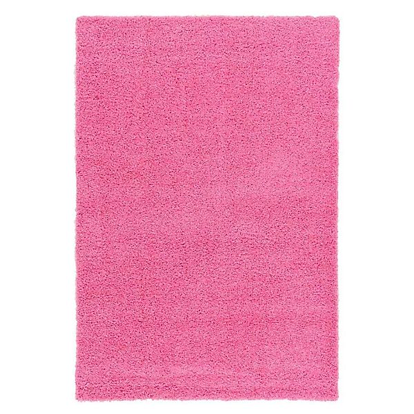 Shaggy Teppich Hochflor in Pink viele Größen - auch Läufer günstig online kaufen