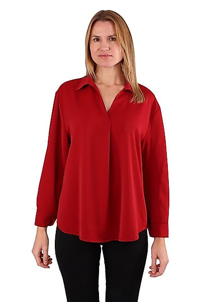 malito more than fashion Schlupfbluse 2300 elegante langarm Damenbluse mit günstig online kaufen