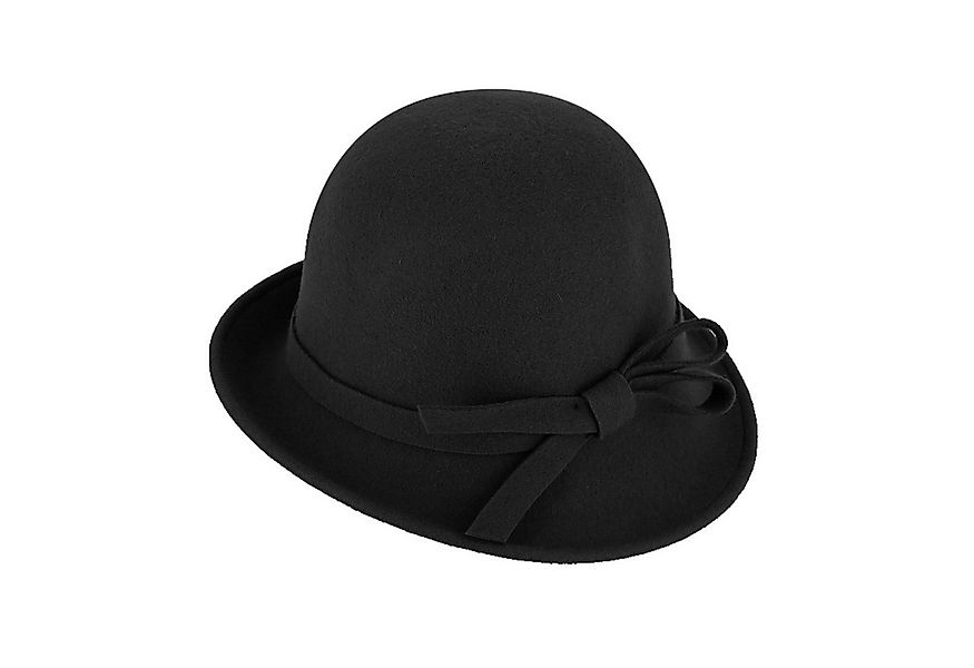 Fiebig Filzhut Unifarbener Wollfilzhut in asymmetrischer Glocke-Form günstig online kaufen