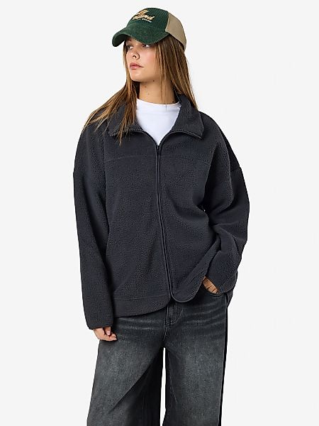 Noisy may Fleecejacke "NMCOZY L/S ZIP SWEATER JRS NOOS" Polyester, relaxed günstig online kaufen