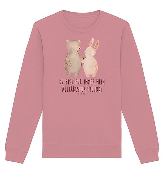 Mr. & Mrs. Panda Longpullover Bär und Hase Umarmen Größe XL - Canyon Pink - günstig online kaufen