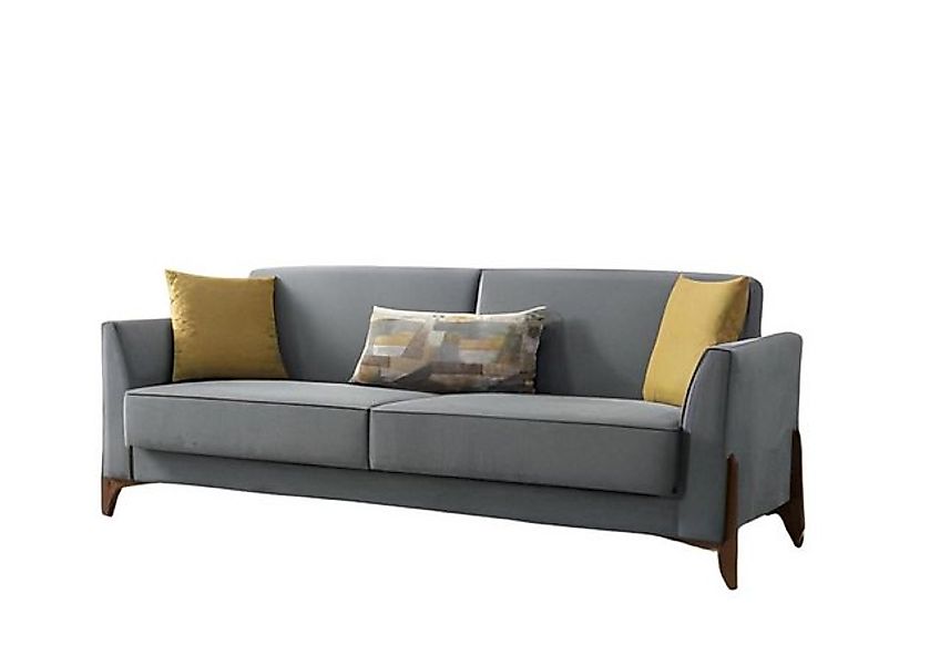 JVmoebel 3-Sitzer Luxus Sofa Couch Sofas 3 Sitzer Stoff Modern Schlafsofa M günstig online kaufen