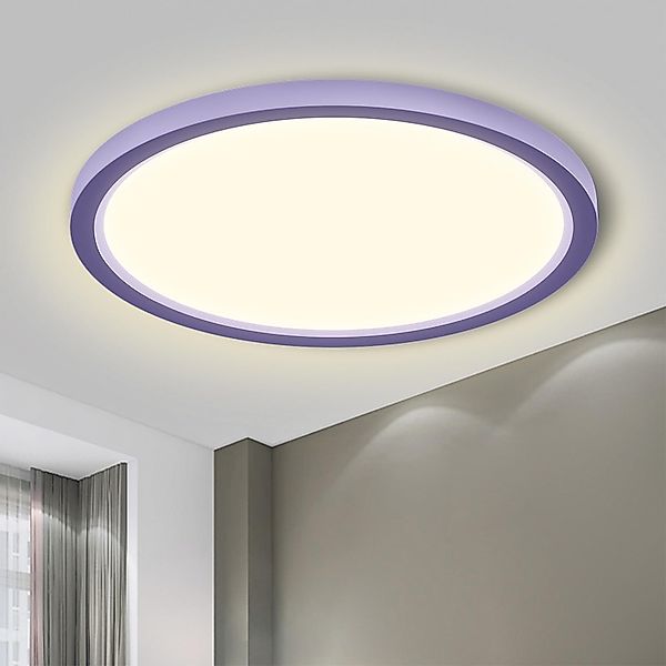 LQWELL LED Deckenleuchte Rund Flach LED günstig online kaufen