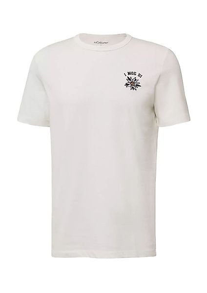 s.Oliver T-Shirt T-Shirt mit Artwork kurzarm, günstig online kaufen