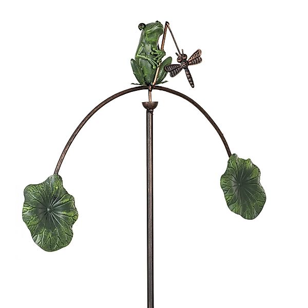 Moritz Gartenstecker Gartenstecker Frosch mit Libelle günstig online kaufen