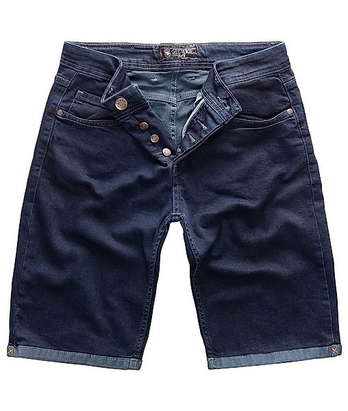 Gelverie Jeansshorts Herren Jeansshorts Stonewashed Dunkelblau G-301 günstig online kaufen