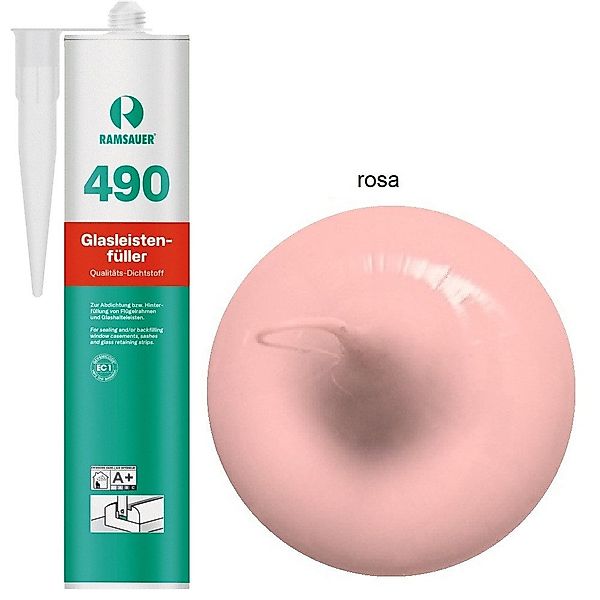 Ramsauer Dichtstoff Ramsauer 490 Glasleistenfüller rosa günstig online kaufen