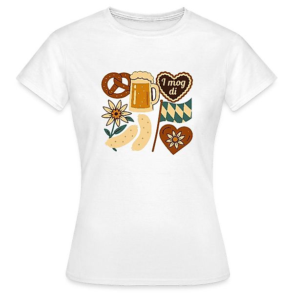 Spreadshirt T-Shirt Bayern Volksfest Oktoberfest Trachtenshirt günstig online kaufen