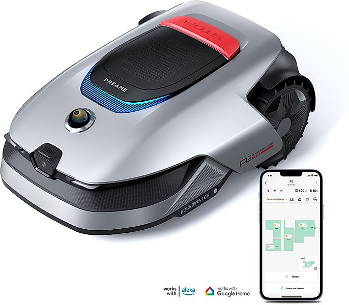 Dreame Rasenmähroboter Roboticmower A2, bis 3000 m² Rasenfläche, KI-Hindern günstig online kaufen